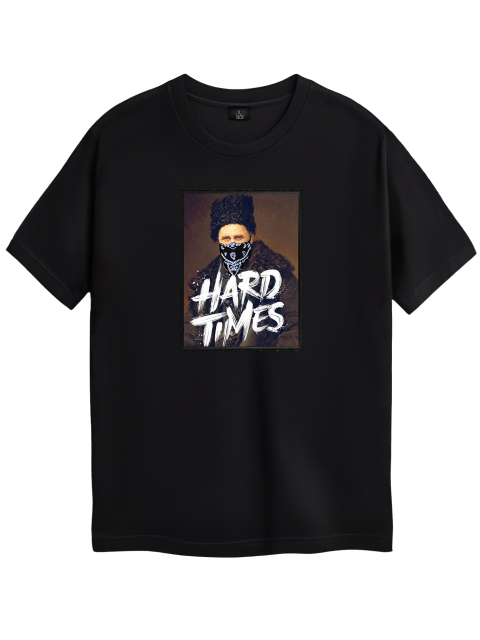 Футболка "Hard times" Чорна